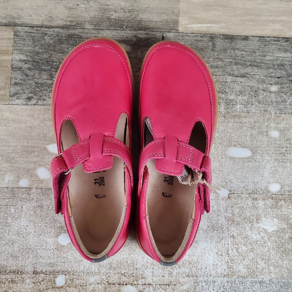 Туфли для девочек Birkenstock Abilene размер 13 фуксия кожаный крюк и петля Mary Jane - Изображение 4 из 4
