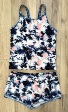 NEW Athleta Girl Tankini  Cannonball Bottoms Swimsuit Set Set XXL / 16