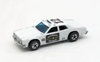 Vintage 1977 Hot Wheels Highway Patrol #12 White Blackwalls Hong Kong Die Cast