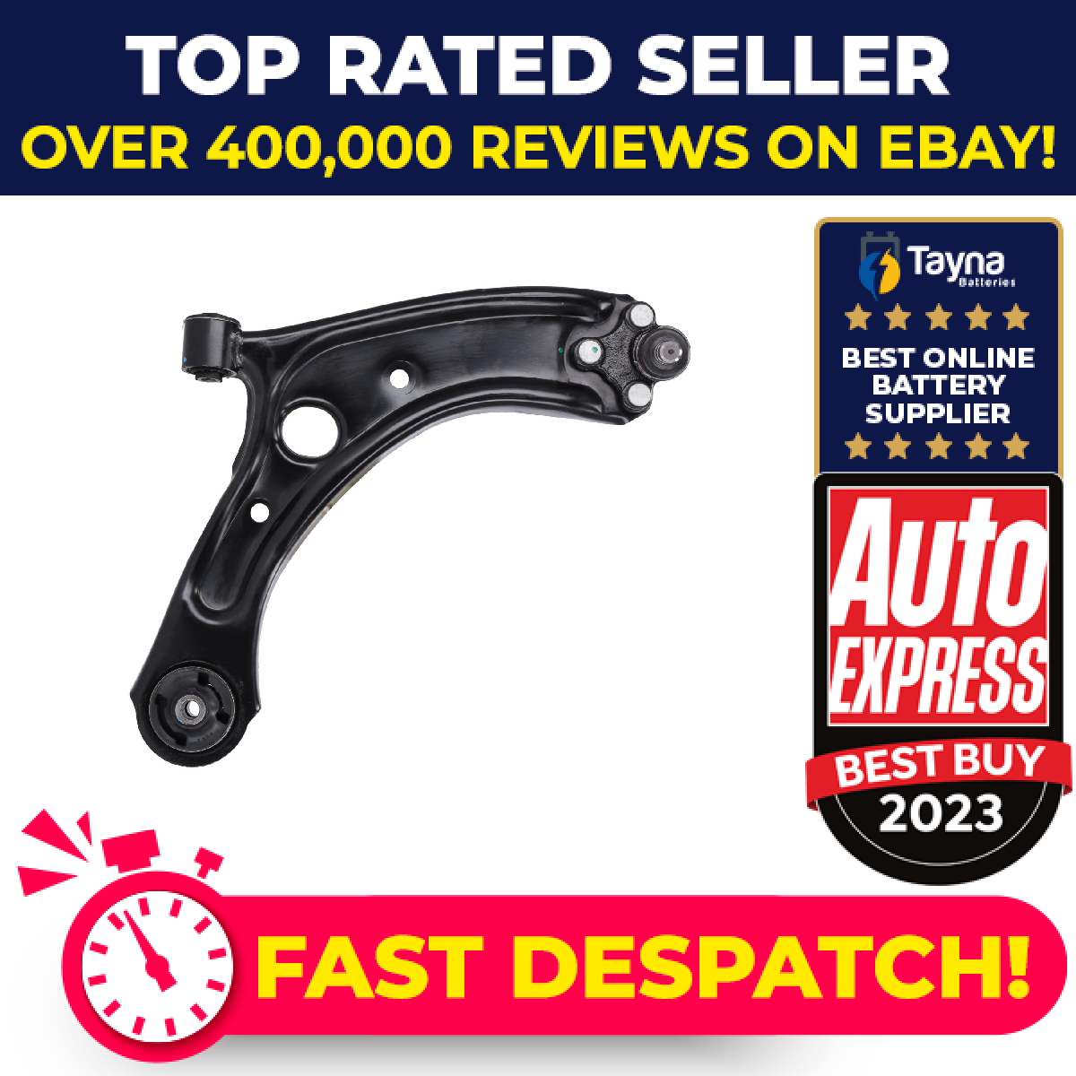 Wishbone / Suspension Arm fits KIA SPORTAGE QL 2.0D Front Right Outer 15 to 22