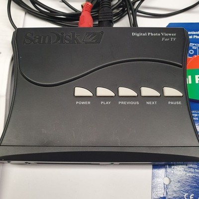 San Disk, Digital Photo Viewer für TV mit Instalationsanleitung, m  2 Videokabel
