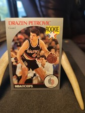 1990-91 NBA Hoops - Drazen Petrovic #248 (RC)