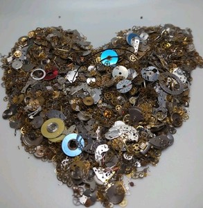 15 Oz Old Vintage Watch Parts Steampunk Gears Jewelry Art Crafts Hobbies F08