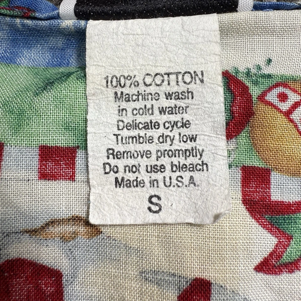 Blusa Médica De Colección Años 90 Lucy's Santa Muñeco de Nieve RN Mujer S Vacaciones de Navidad Enfermera EE. UU. Foto 4 de 4