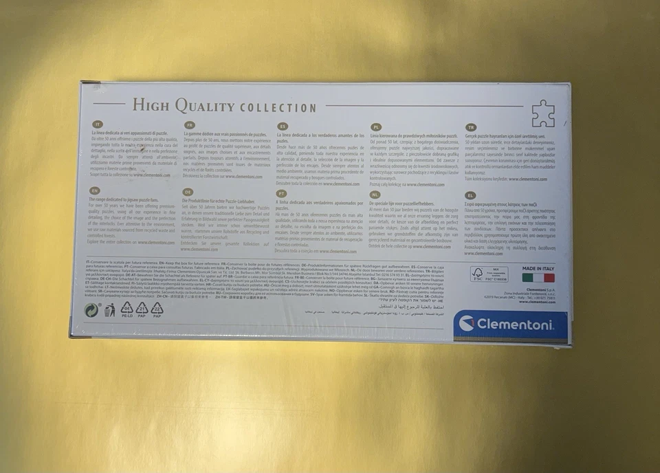 Running Horses 1000 Piece Jigsaw Puzzle By Clementoni-Made In Italy-New & Sealed - Image 2 of 4