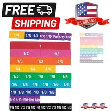 Magnetic Rainbow Fraction Tiles