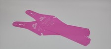 Ass Savers Kunststoff Push Bike Fahrrad Schutzblech Schutzblech unter Sitz Pink Doppelpack