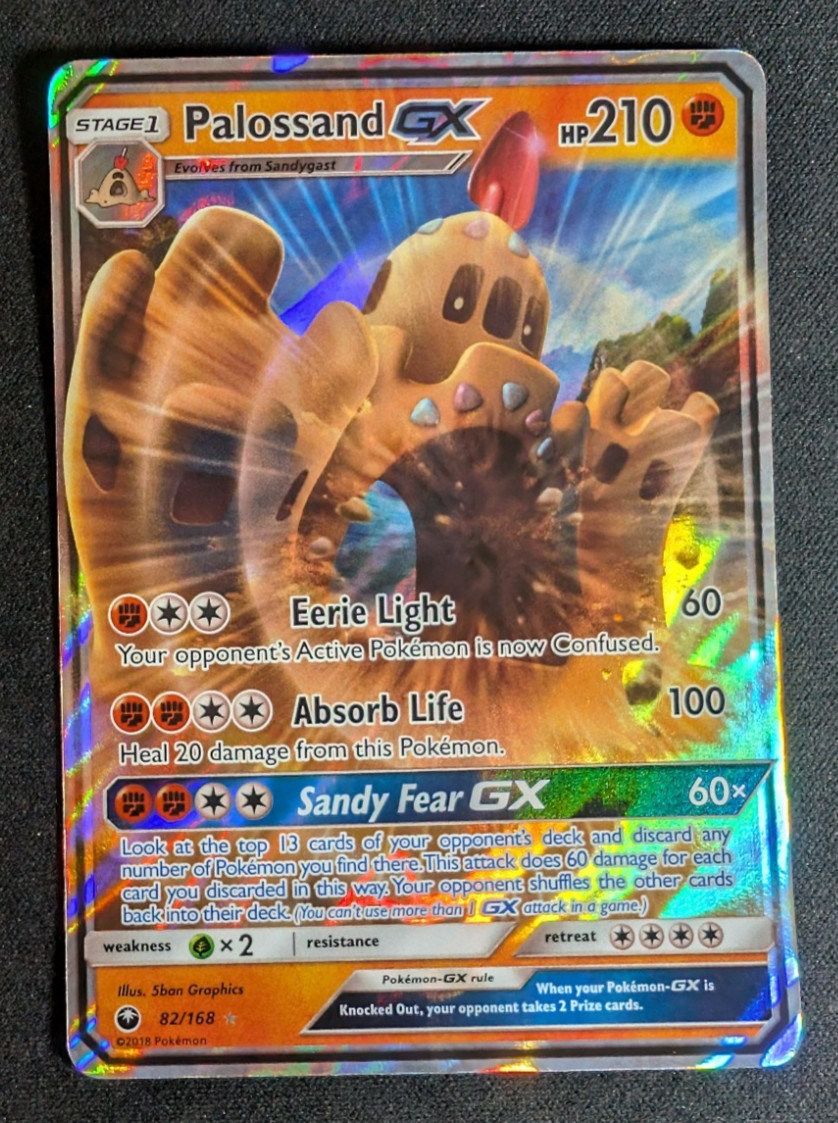 2018 Palossand GX 82/168 Pokemon Celestial Storm Sun & Moon Ultra Rare Card NM