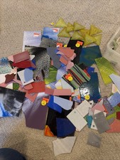 Mosaic Tiles Stained Glass Scraps Sheets for Crafts Bulk, Broken Glass Pieces 2