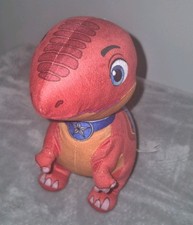 Dino Ranch Plush Toy Blitz Red Raptor Dinosaur 7.5" Children