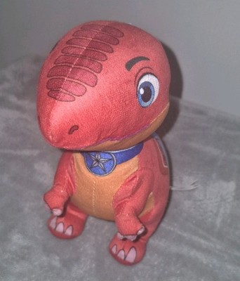 Dino Ranch Plush Toy Blitz Red Raptor Dinosaur 7.5''  Children 