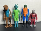 VINTAGE KENNER STAR WARS 1979 CANTINA SET LOT OF 4 SNAGGLETOOTH GREEDO COMPLETE!