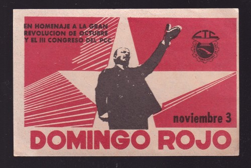 Cuba bond of Red Sunday voluntary work of  1985