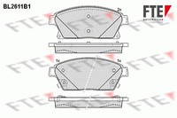 Bremsbelagsatz Scheibenbremse FTE 9010859 FüR Opel Astra Caravan P10 Zafira P12