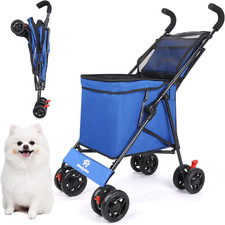 Wedyvko Multifunctional Cart, Shopping Cart, Dog Stroller for Small Dogs, Capaci