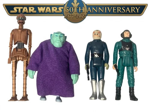 CUSTOM BLUE SNAGGLE TOOTH SISE FROMM A-WING PILOT STAR WARS LAST 17 KENNER EV9D9