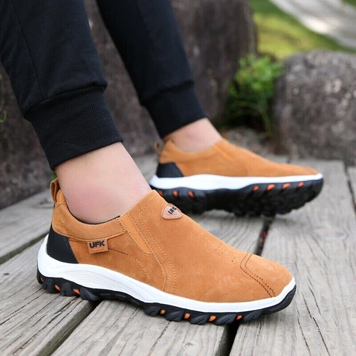 Mens Casual Breathable Loafers Shoes Running Walking Slip on Sports Sneakers Gym - Bild 4 von 49