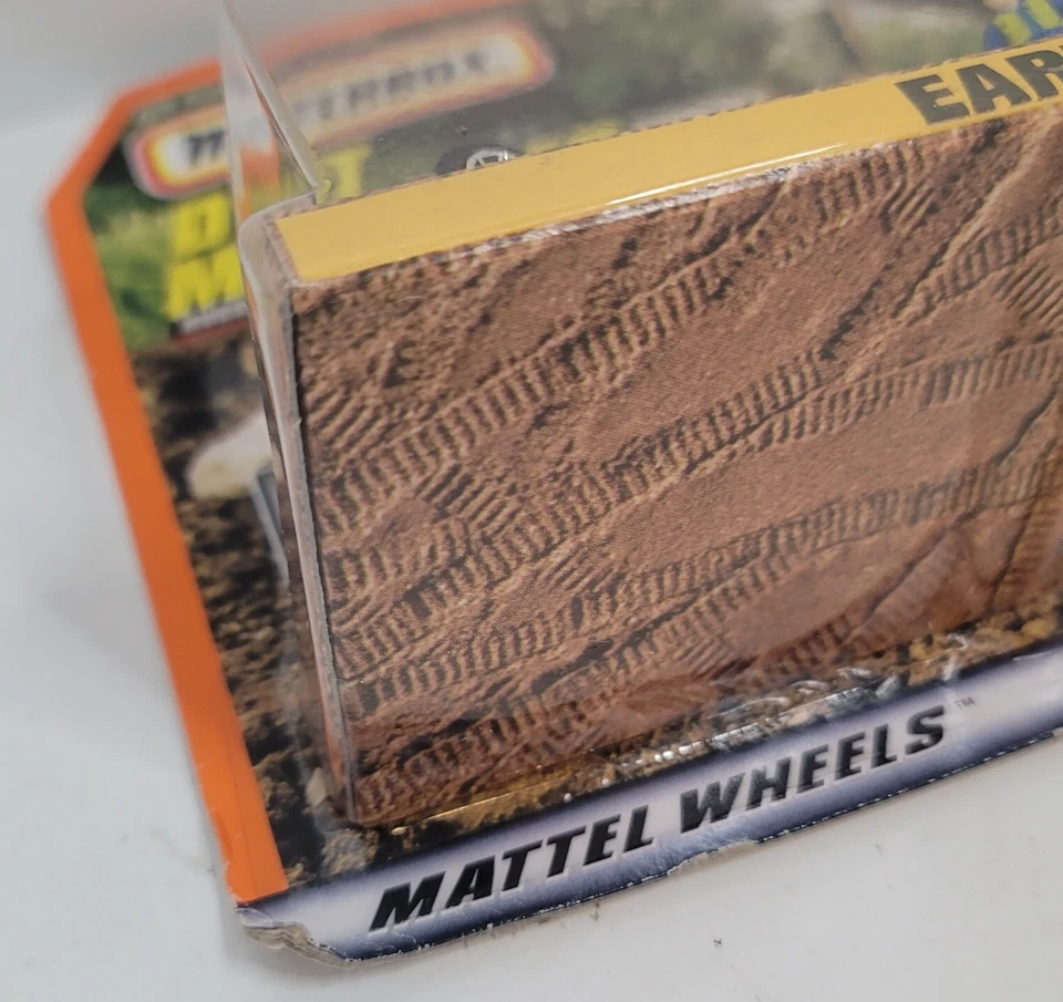 Mattel Matchbox Dirt Machines Earth Shapers 1998 motoniveladora y excavadora nueva Foto 3 de 4