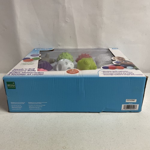 Kidoozie Touch N Roll Sensory Balls 9 Textured Squeeze Balls W/ Mesh Storage Bag - Picture 5 of 5