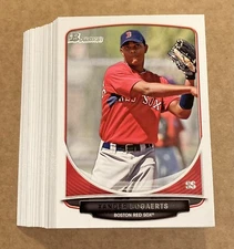 XANDER BOGAERTS 2013 BOWMAN DRAFT TOP PROSPECTS TP40 LOT OF 38 CARDS PADRES