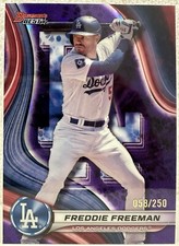 2024 Bowman's Best FREDDIE FREEMAN Purple /250 World Series MVP LA DODGERS