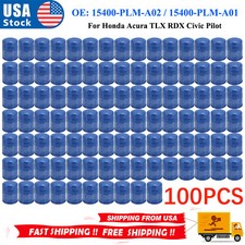100pack Fit For Honda Acura Engine Oil Filter New 15400-plm-a02 100 Pc 100pack Fit For Honda Acura Engine Oil Filter New 15400-plm-a02 100 Pc