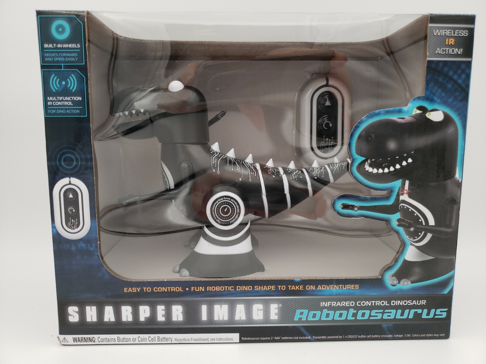 sharper image robotosaurus not working