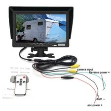 7'' TFT LCD Screen Car Rear View Monitor 12-24v for Car Truck Reversing Camera