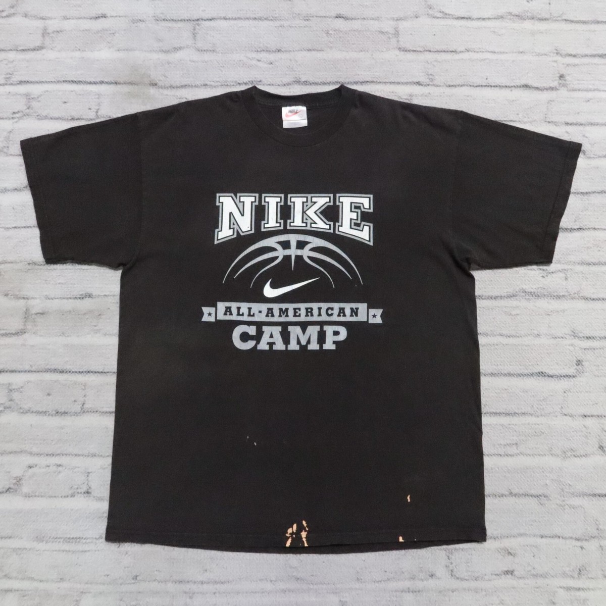 Vintage 90s Nike Basketball All-American Camp Tshirt Tee Shirt | eBay