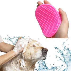 rubber mitt dog brush