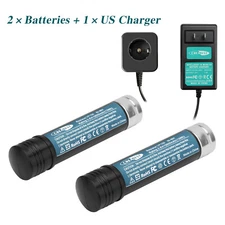 3.6V 3.6Ah Ni-Mh Battery/Charger For Black Decker Versapak VP-100 VP105 VP110