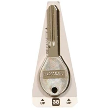 (4 Pack) The Hillman Group 88514 #38 Blank Lock Key