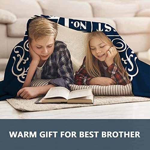 Gifts for Brother Adult Blanket Brother Gifts from Sister Big Brother Gift Br... - 第 5/7 張圖片