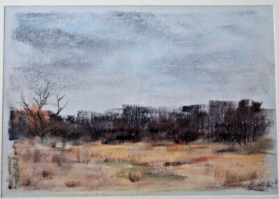 Franz Ehmke*1928-2018 DDR Painter° Autumn Forest Landscape at Tegeler Fließ