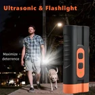 Weatherproof Dual Ultrasonic Core Emitter Stop Dog Bark Deterrent Device 23FT US