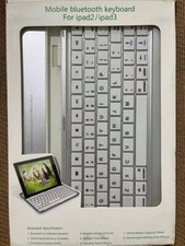 Bluetooth 3.0 Wireless Keyboard for Apple iPad-1 1 2 3 4 Mac Computer PC Macbook