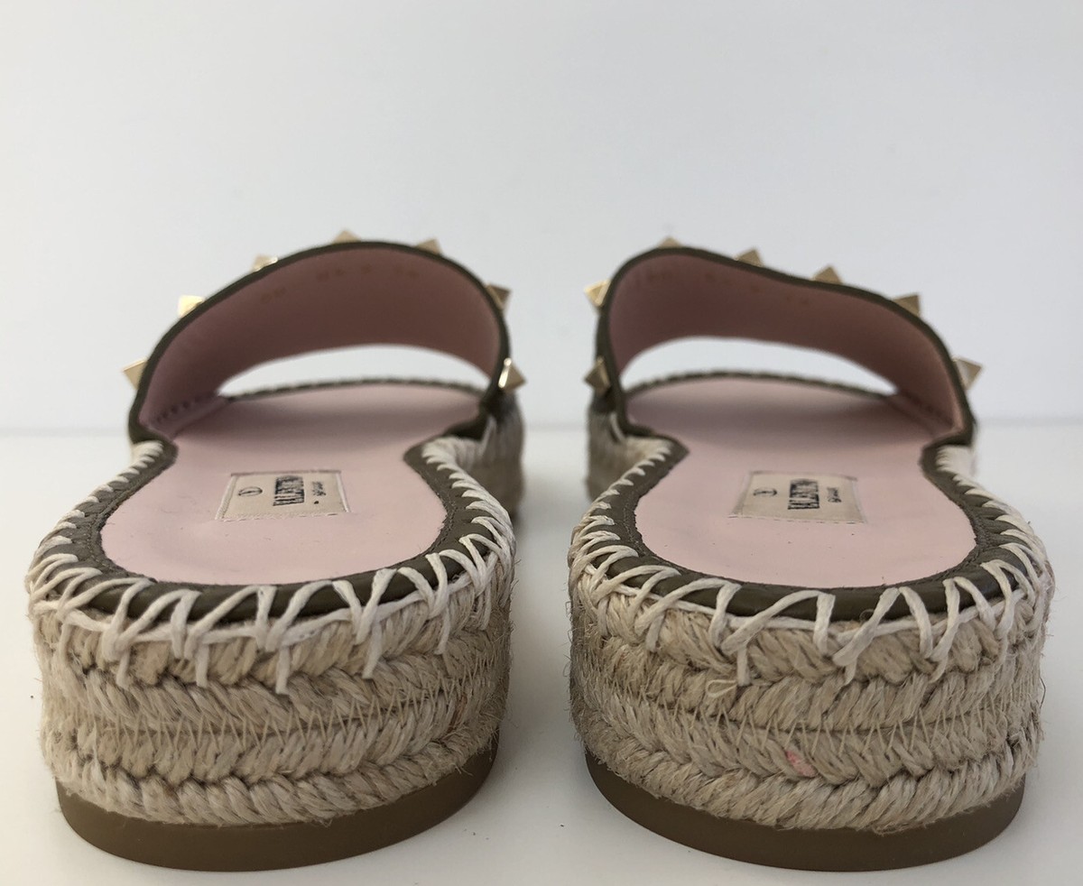 valentino garavani ヴァレンティノ エスパドリーユ 38 New Valentino Garavani 38 Rockstud Espadrille 1
