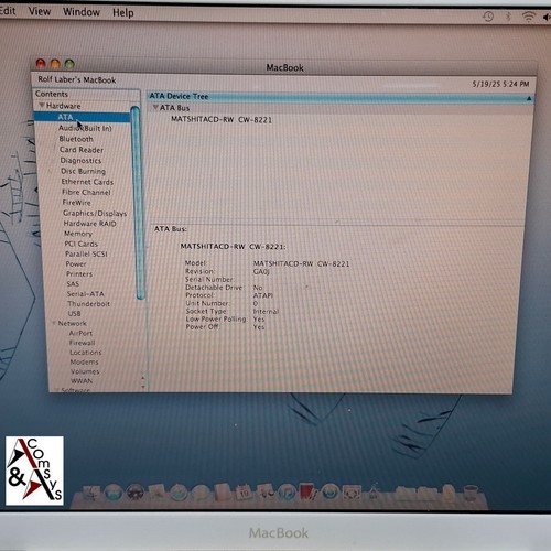 Apple MacBook 13" Weiß (Modell 2,1) Intel Core 2 Duo 2.5 GB RAM 120GB SSD - Bild 13 von 16