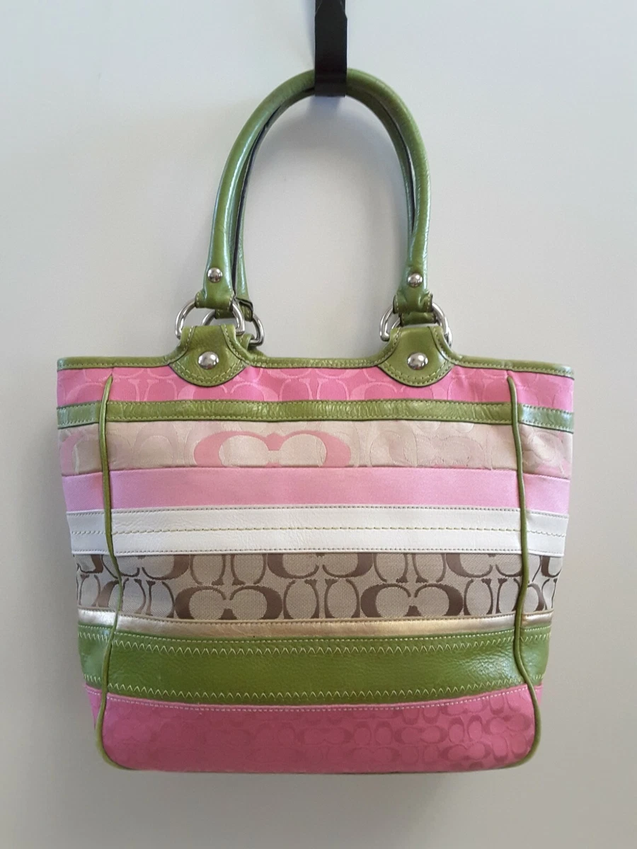 Lime green coach clearance purse