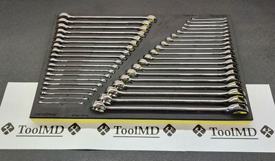 Snap-on Tools NEW HIGH VIZ 38pc MASTER Flank Drive PLUS Wrench Set