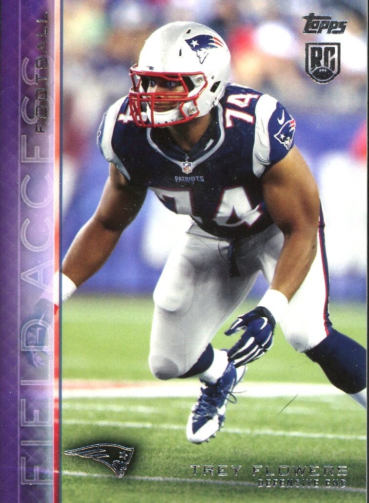 Trey Flowers Topps Field Access #34 Base