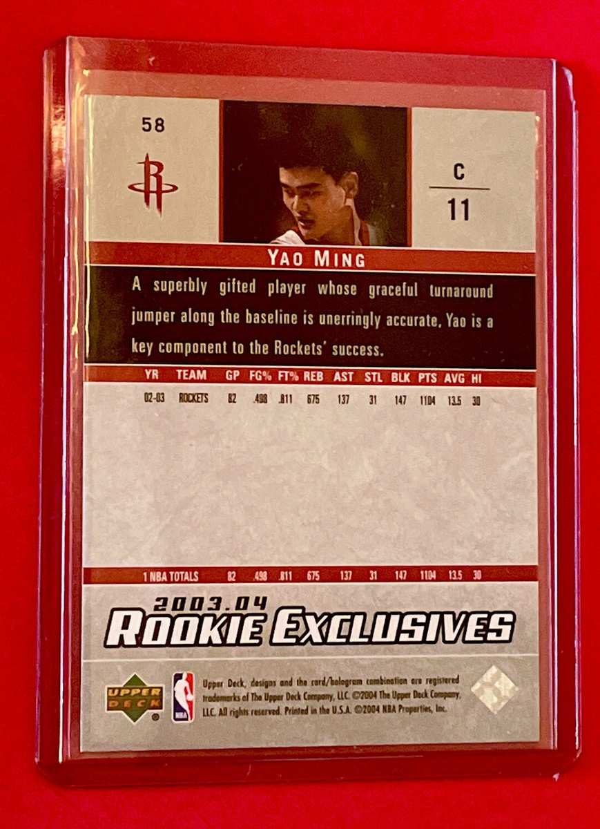 その他 UD GLASS Yao Ming auto Yao Ming Rookie 1/1 autograph Rare Auto | eBay