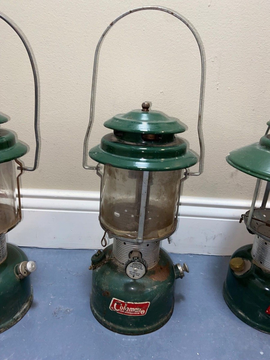 Vintage Coleman Lanterns, Models 220H, 220F, 228F Big Hat, 200A
