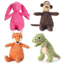 Cute Pet Dog Chew Toy Squeaker Squeaky Soft Plush Play Sound Puppy Teeth Toys