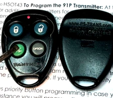 Code Alarm keyless remote key fob H5OT43 car starter control APS101N APS45N 91MP