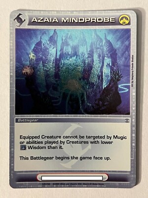 Chaotic 126/200 Azaia Mindprobe Holo Foil Rare Battlegear Card