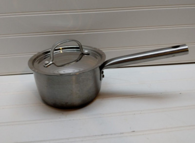 IKEA Cookware 1 Qt Saucepan Stainless Windsor Frying Pan Warmer Saute Pot & Lid