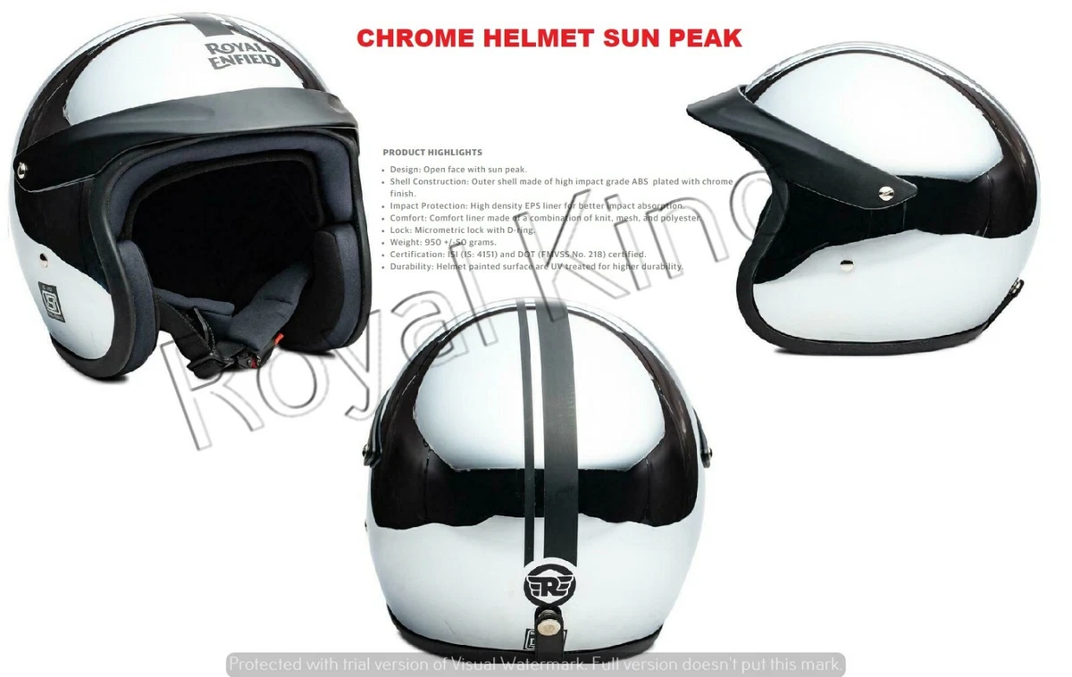 Royal enfield sun peak helmet 2025