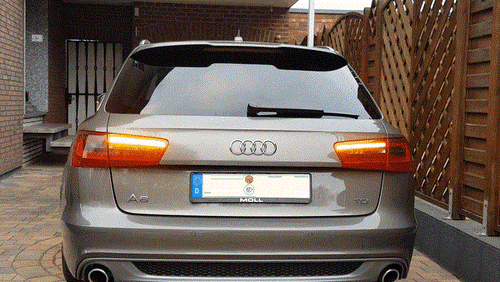 Audi A6 C7 AVANT Indicatore LED Semi Dinamico Adattatori Flash Tenuta Luci Posteriori - Foto 4 di 11