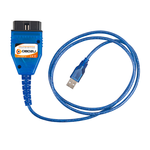 KKL Diagnose-Interface 2x2 Adapter Diagnose-Software OBD-2 VW Audi Seat Skoda - Bild 2 von 3